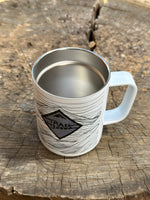 Topo Insulated Mug w/ Lid TB Grey Diamond Logo