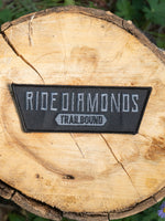 Stealth Grey Ride Diamonds Velcro Patch