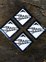 Trailbound Clear Small Sticker