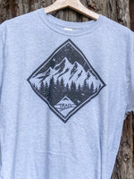 Mountain Tree Shirt Light Grey