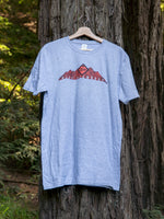 Ride Diamonds Topo Mtns T Shirt Grey