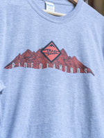 Ride Diamonds Topo Mtns T Shirt Grey