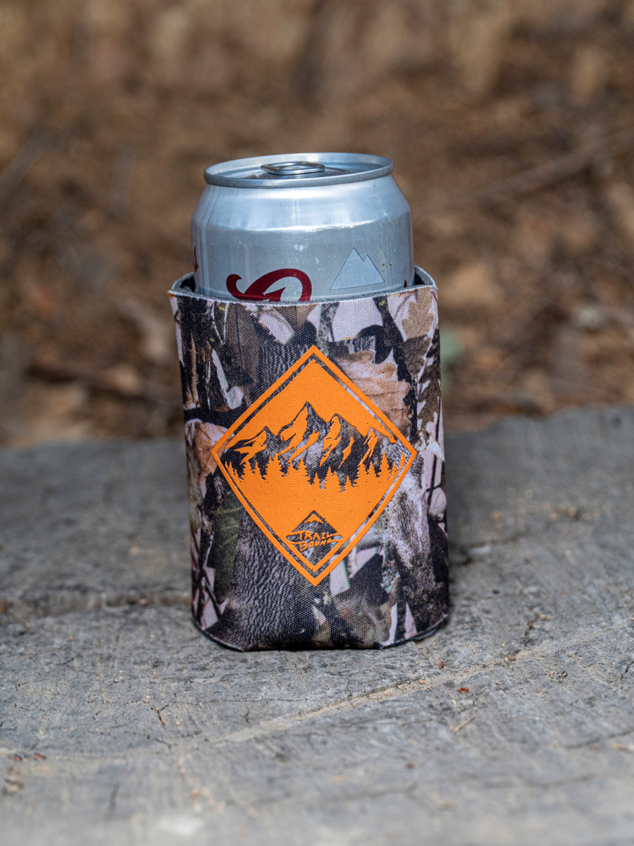 Camo Mountain Tree Can Koozie – Trailboundco