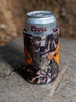 Camo Mountain Tree Can Koozie