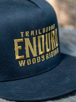 Enduro Woods Riding Gold and Black Mesh Hat