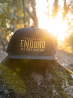 Enduro Woods Riding Gold and Black Mesh Hat