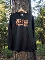 Not Here For The Cupcake Ride- Trailbound Ladies  Long Sleeve Shirt