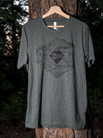 Mountain Topo Lines Hex Shirt