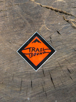 Heavy Duty Orange Trailbound Sticker 4 pack