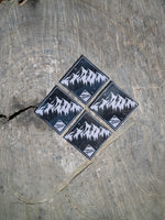 Mountain Tree Sticker 4 pack