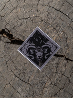 Trailbound Ram Grey Heavy Duty Sticker 4 Pack