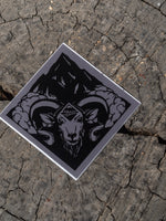 Trailbound Ram Grey Heavy Duty Sticker 4 Pack