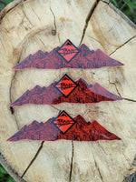 Mountain Topo Sticker 3 Pack