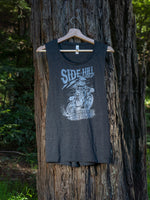 Side Hill or Die Ladies Muscle Tank