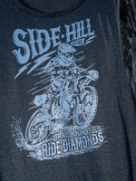 Side Hill or Die Ladies Muscle Tank