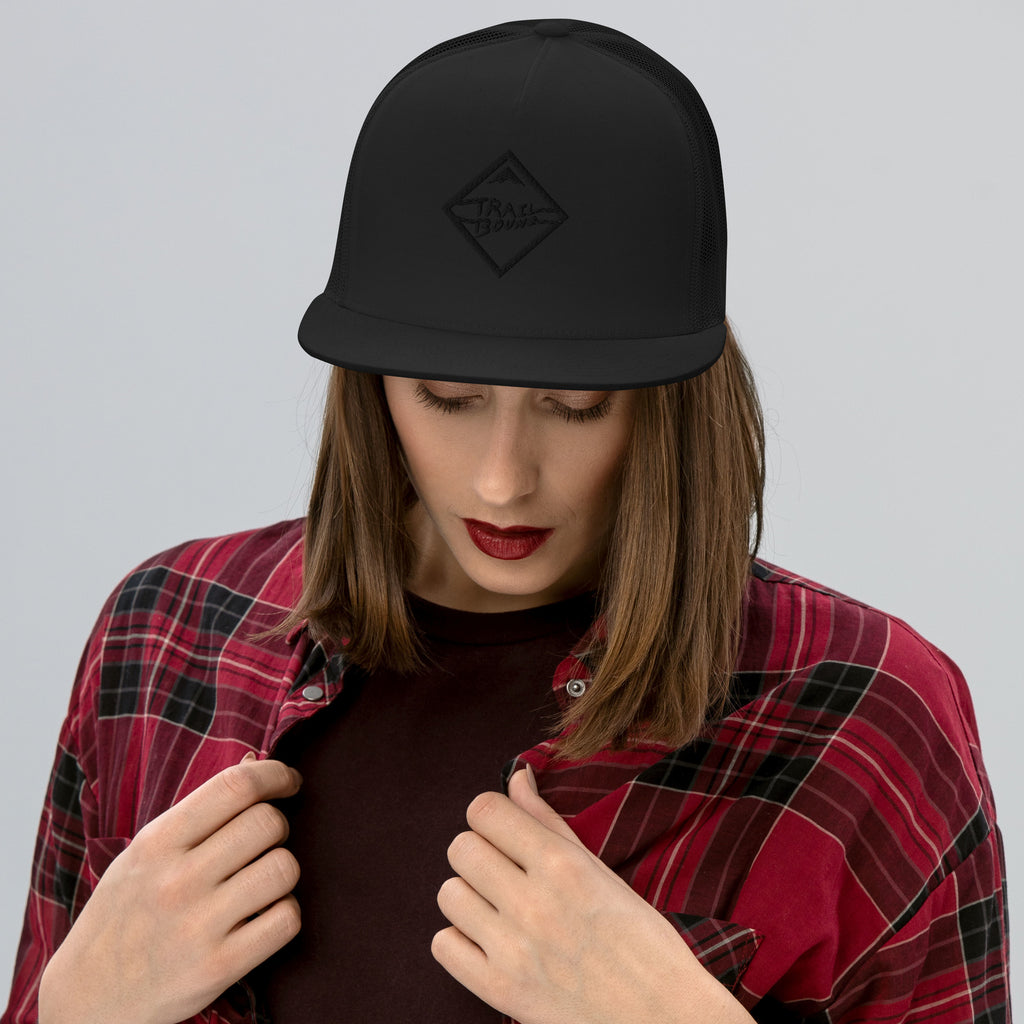 Black Diamond Outline Mesh Hat