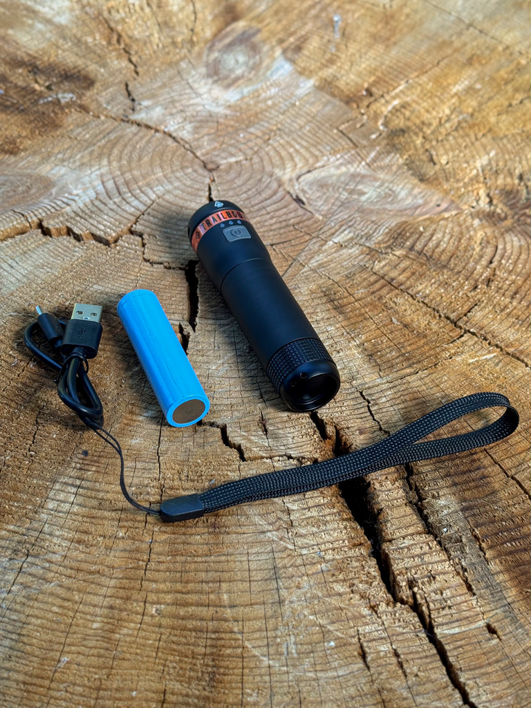 dirt bike helmet flashlight Trailbound Diamond Torch Helmet Light – Trailboundco