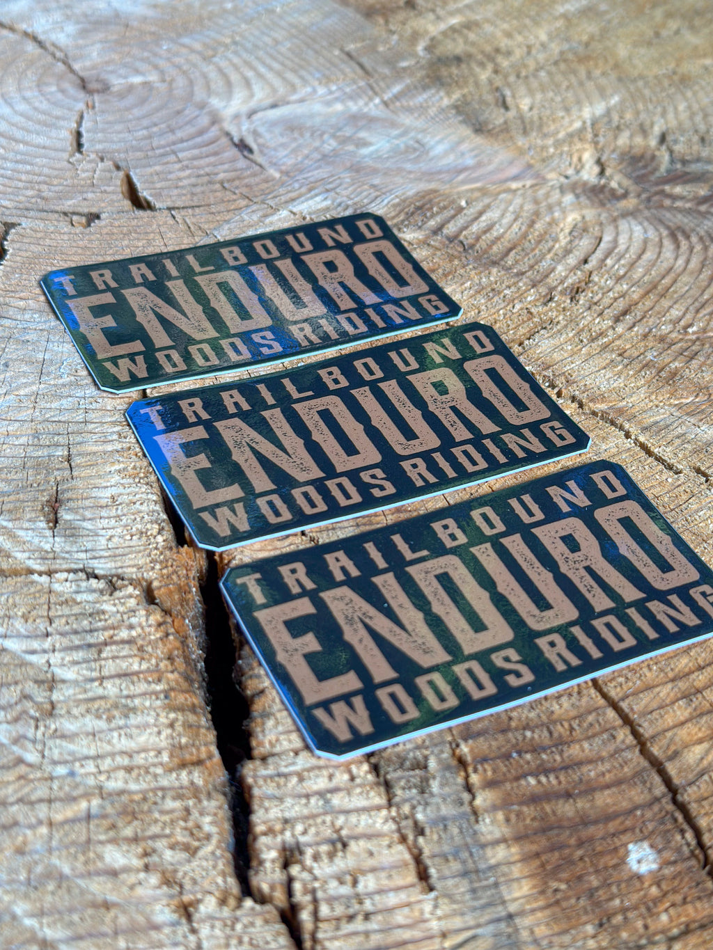 Enduro Woods Riding Sticker 3 pack