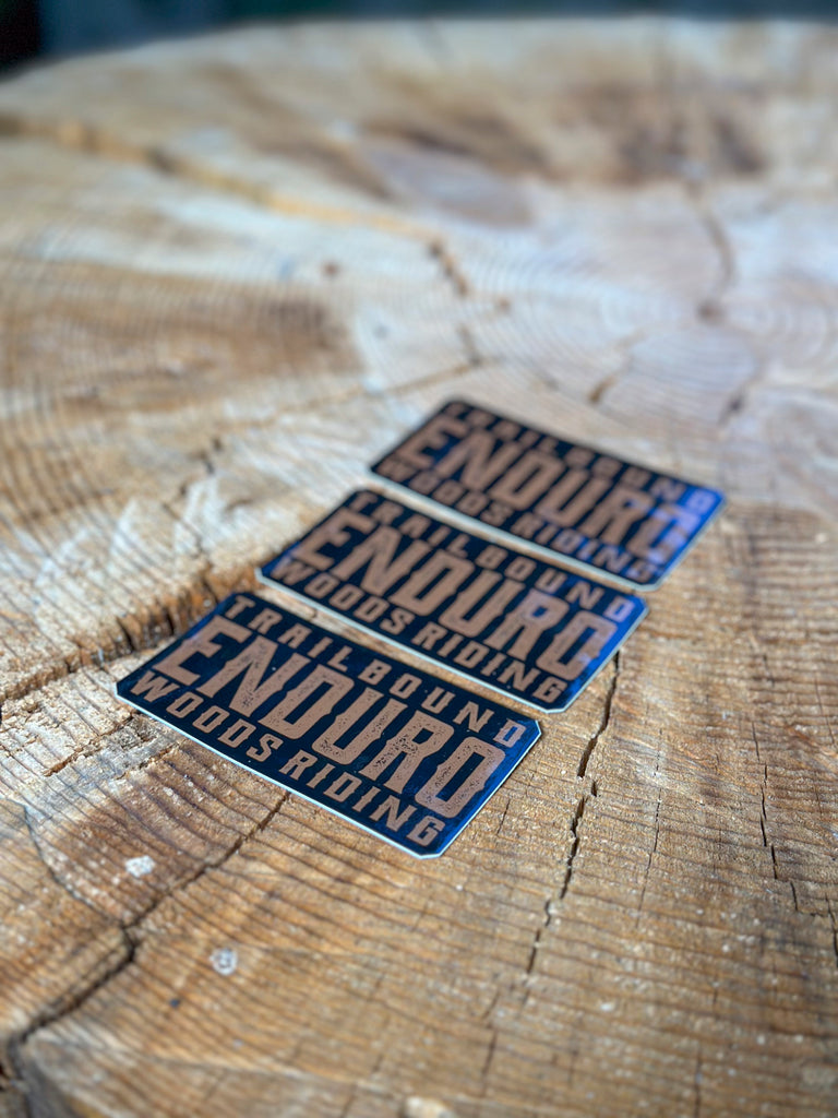 Enduro Woods Riding Sticker 3 pack