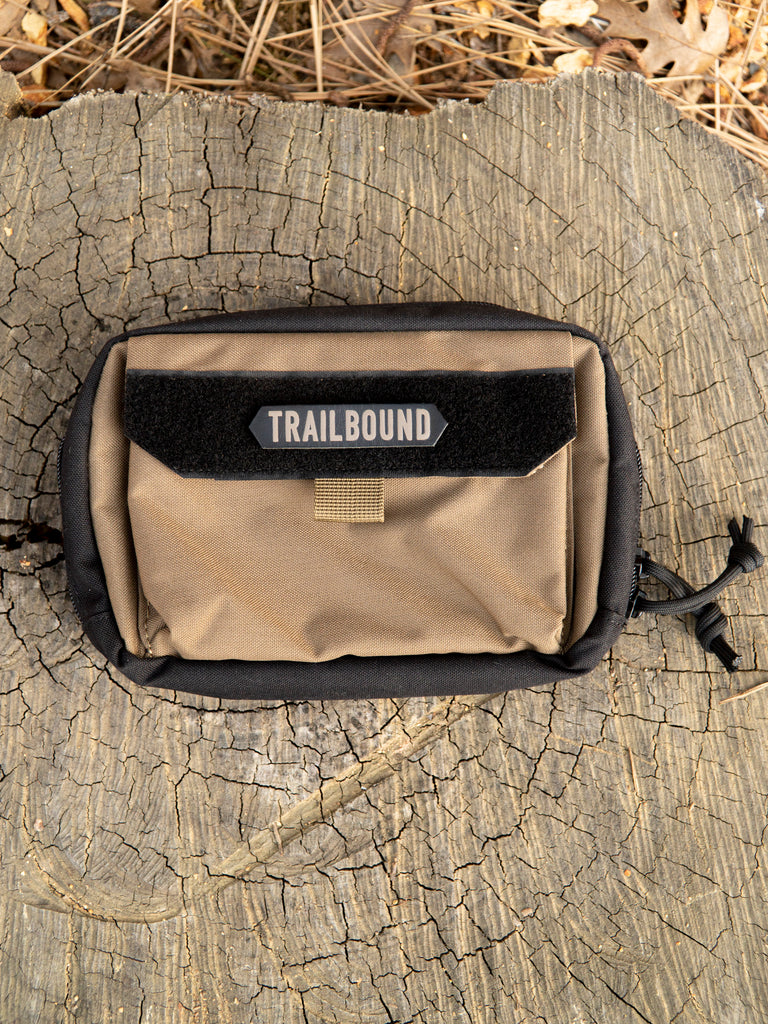 Trailbound Sign Leather Velcro Patch