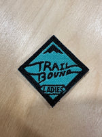 Trailbound Ladies Teal Diamond Velcro Patch