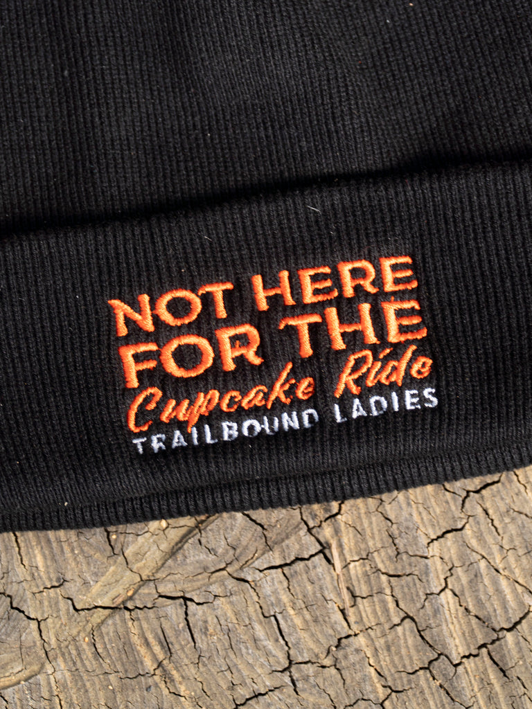 Not Here For The Cupcake Ride Trailbound Ladies Beanie