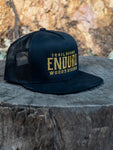 Enduro Woods Riding Gold and Black Mesh Hat