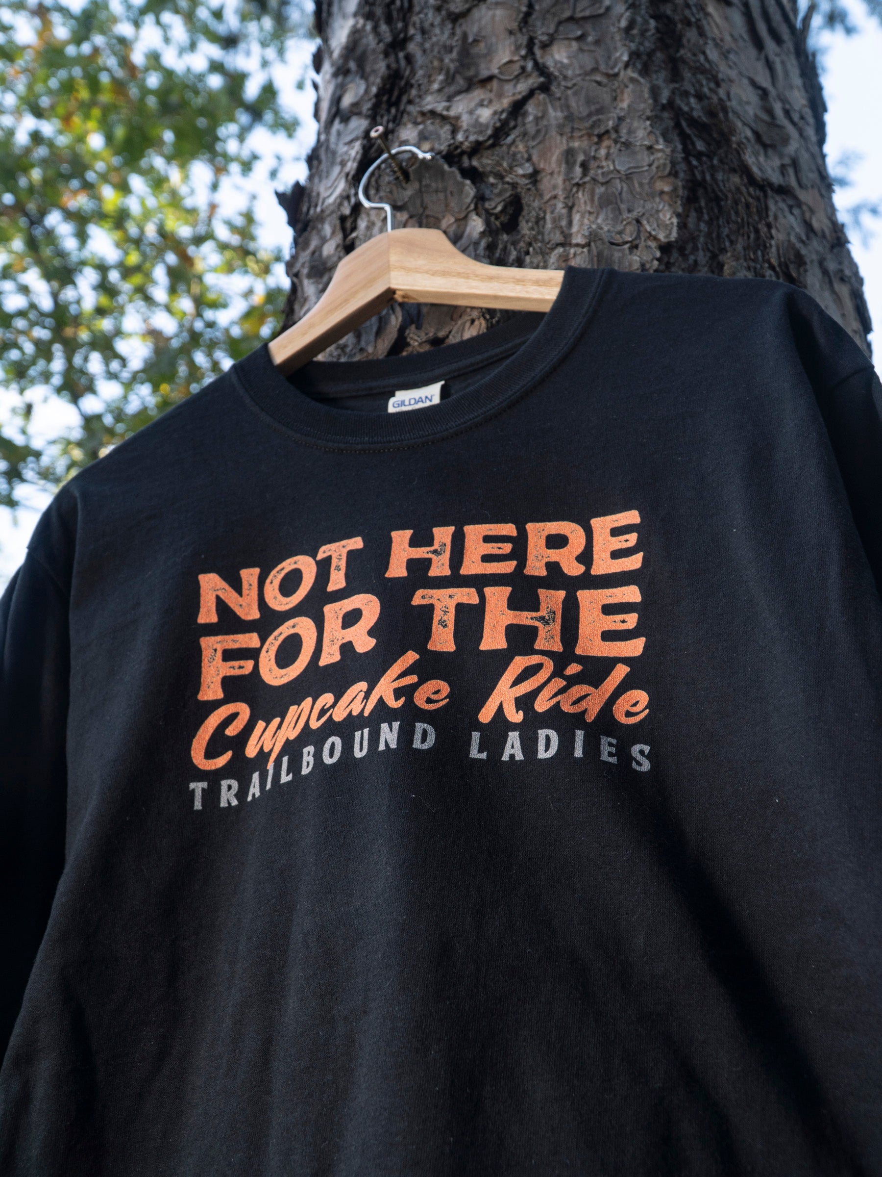 Not Here For The Cupcake Ride- Trailbound Ladies  Long Sleeve Shirt