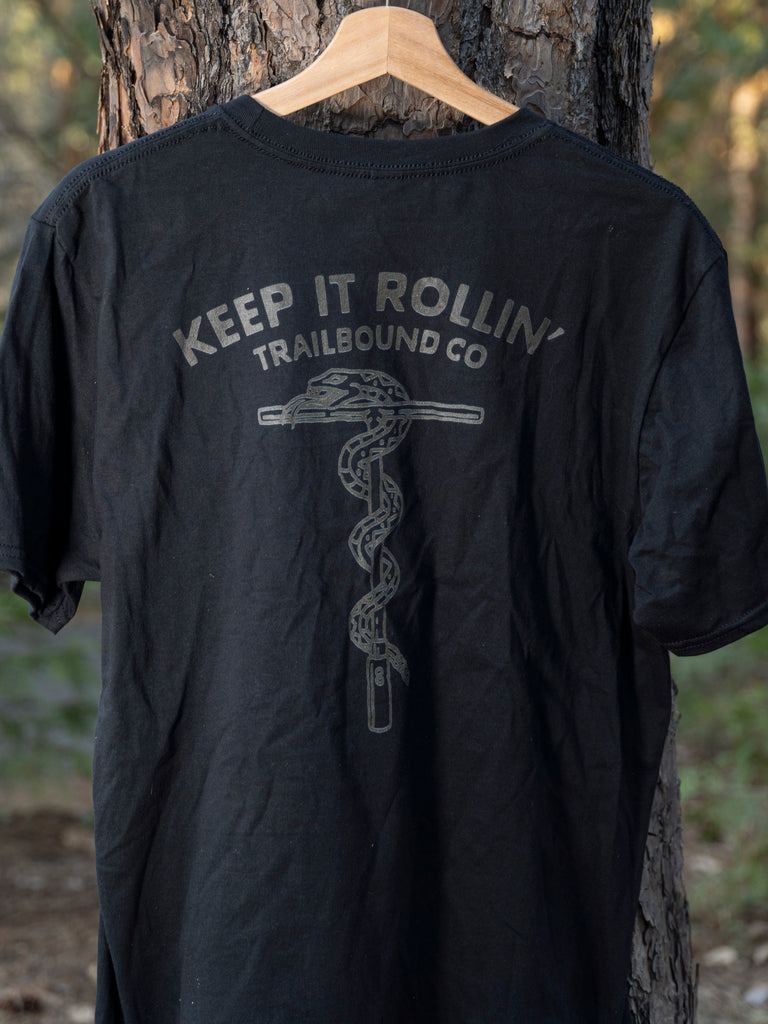 Keep it Rollin' T handle Snake Shirt