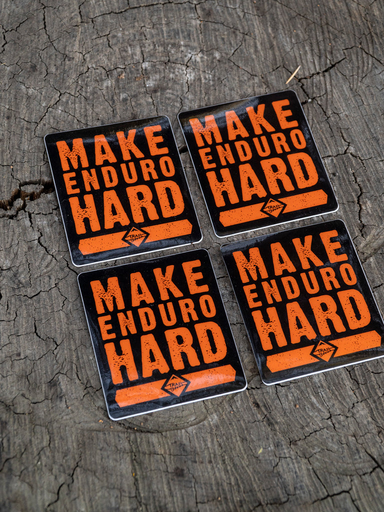 Make Enduro Hard Trailbound Sticker 4 pack