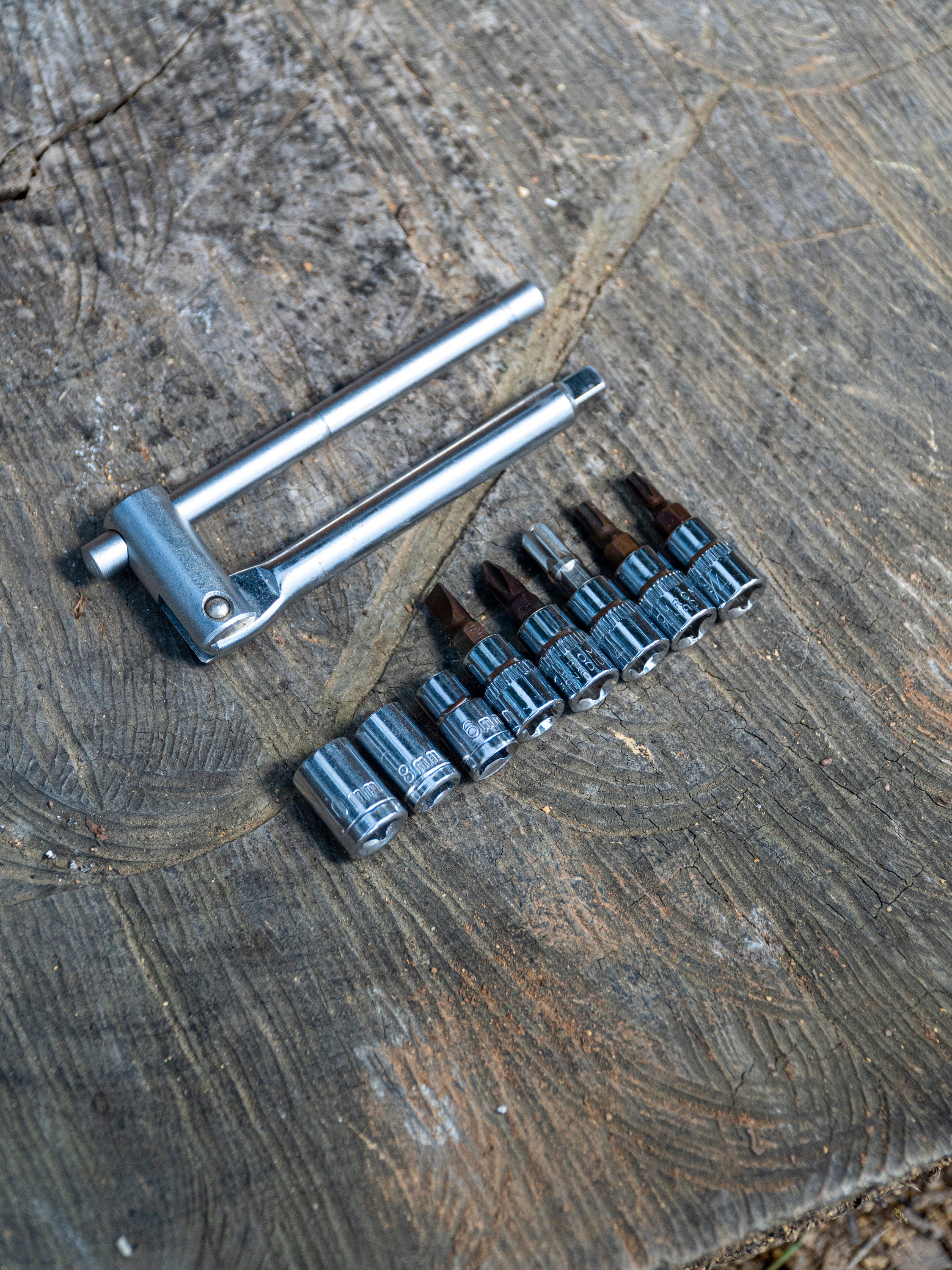 Folding T-handle Moto Multi Tool Set